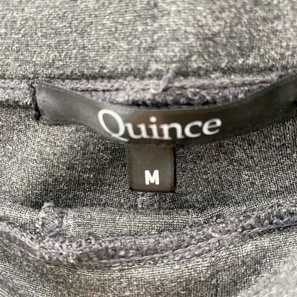 Quince Ultra-Stretch Ponte Bootcut Pant Women’s Medium Charcoal Gray Office Work - Picture 5 of 15